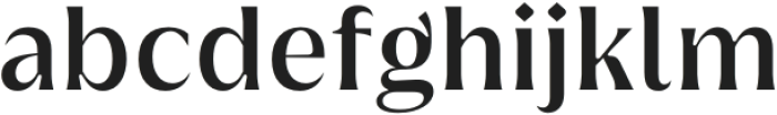 Griggs SemiBold Flare otf (600) Font LOWERCASE