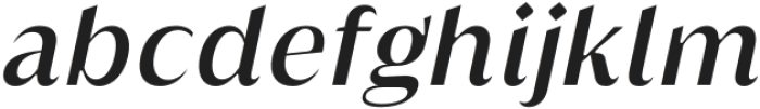 Griggs SemiBold Sans Slnt otf (600) Font LOWERCASE
