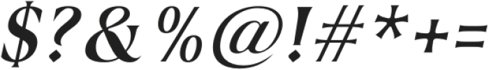 Griggs SemiBold Serif Slnt otf (600) Font OTHER CHARS