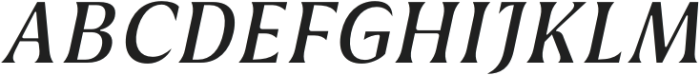 Griggs Serif Gr Slnt otf (400) Font UPPERCASE