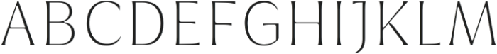 Griggs Thin Flare otf (100) Font UPPERCASE