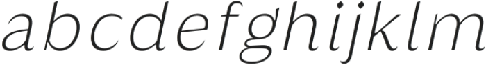 Griggs Thin Sans Gr Slnt otf (100) Font LOWERCASE