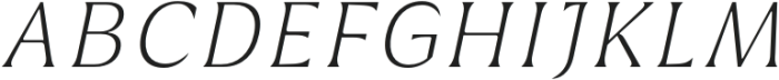 Griggs Thin Serif Gr Slnt otf (100) Font UPPERCASE