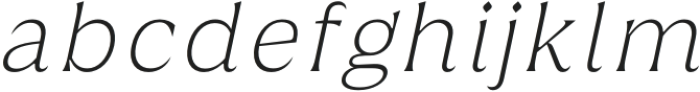 Griggs Thin Serif Gr Slnt otf (100) Font LOWERCASE