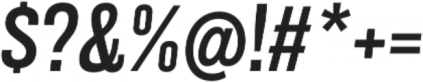 Grillmaster Narrow Medium Italic otf (500) Font OTHER CHARS