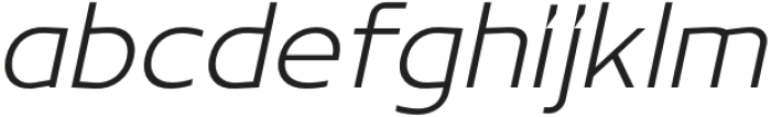 Grilova Extra Light Slanted otf (200) Font LOWERCASE