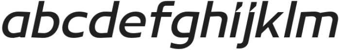 Grilova Medium Slanted otf (500) Font LOWERCASE