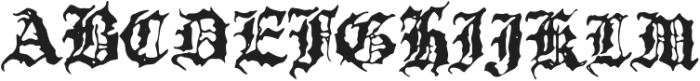 Grim English Regular otf (400) Font UPPERCASE