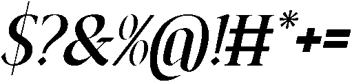 Grimersia Slant otf (400) Font OTHER CHARS