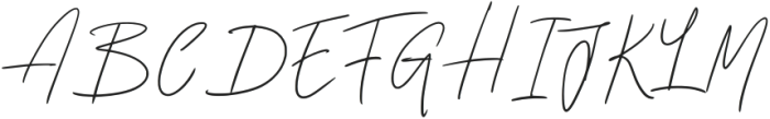 Grimetta Signature Regular otf (400) Font UPPERCASE