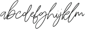 Grimetta Signature Regular otf (400) Font LOWERCASE