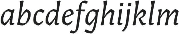 Grimmig Italic otf (400) Font LOWERCASE