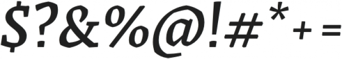 Grimmig Medium Italic otf (500) Font OTHER CHARS