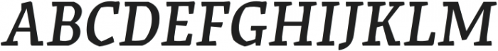 Grimmig Medium Italic otf (500) Font UPPERCASE