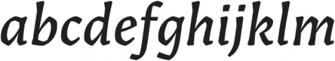 Grimmig Medium Italic otf (500) Font LOWERCASE
