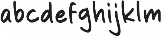 Grimnotes otf (400) Font LOWERCASE