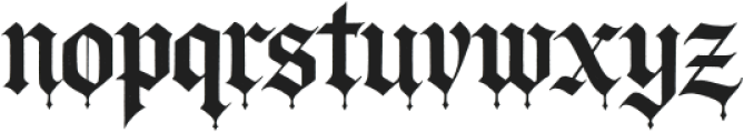 Grimoire Noire Blackletter otf (900) Font LOWERCASE