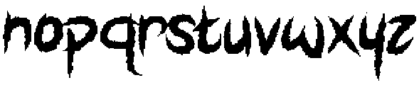 Grimthorn otf (400) Font LOWERCASE