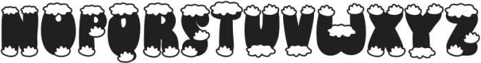 Grinch Snow otf (400) Font UPPERCASE