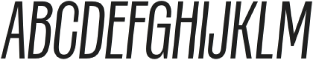Gringa Light Italic otf (300) Font UPPERCASE