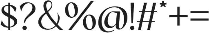 Grispily Medium otf (500) Font OTHER CHARS