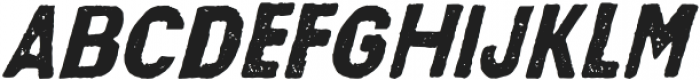 Grissed-Oblique otf (400) Font LOWERCASE