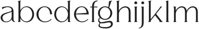 Gritlen Extra Light otf (200) Font LOWERCASE