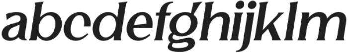 Gritlen Italic Black otf (900) Font LOWERCASE