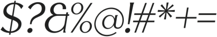 Gritlen Italic Medium otf (500) Font OTHER CHARS
