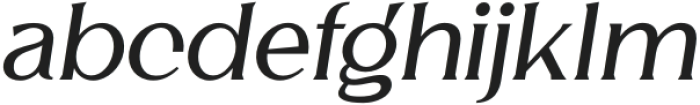 Gritlen Italic Semi Bold otf (600) Font LOWERCASE