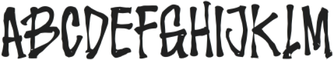 Gritluef otf (400) Font UPPERCASE