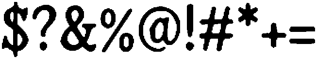 Gritty Medieval Regular otf (400) Font OTHER CHARS