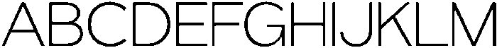 Grityle Extra Light otf (200) Font UPPERCASE