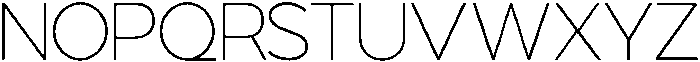 Grityle Thin otf (100) Font UPPERCASE