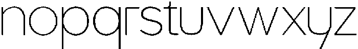 Grityle Thin otf (100) Font LOWERCASE
