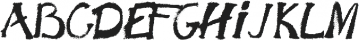 GrizzleGrunge otf (400) Font LOWERCASE