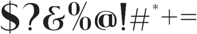 Groce otf (400) Font OTHER CHARS