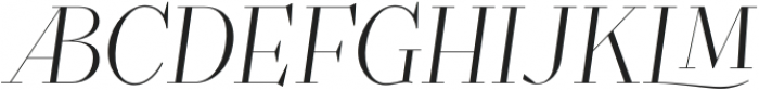 Grodsky Regular Italic otf (400) Font UPPERCASE