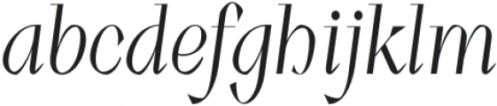 Grodsky Regular Italic otf (400) Font LOWERCASE