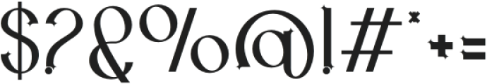 Grodyll-Regular otf (400) Font OTHER CHARS