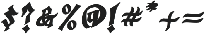 Grogoth-BoldItalic otf (700) Font OTHER CHARS