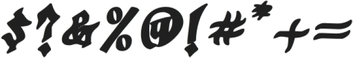 GrogothWet-BoldItalic otf (700) Font OTHER CHARS
