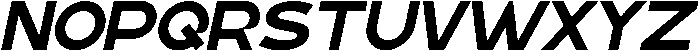 Groka Italic otf (400) Font UPPERCASE