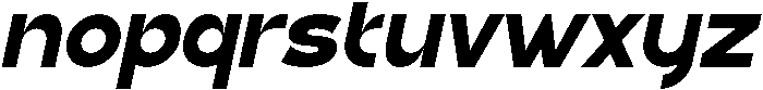 Groka Italic otf (400) Font LOWERCASE