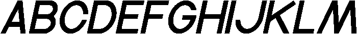 Grolly Italic otf (400) Font UPPERCASE