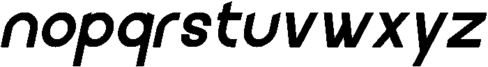 Grolly Italic otf (400) Font LOWERCASE