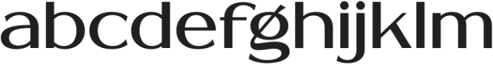 Gromife Regular otf (400) Font LOWERCASE