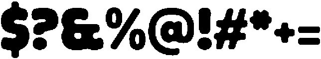 Gronk otf (400) Font OTHER CHARS