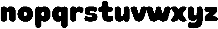 Gronk otf (400) Font LOWERCASE