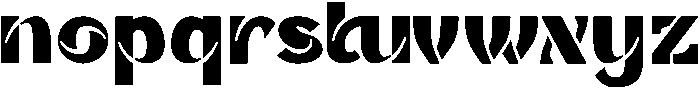 Groobty otf (400) Font LOWERCASE